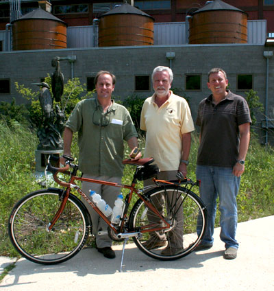 Preparing to bike around the Chesapeake Bay watershed with GPS/GSM 20-70 70g Transmitter